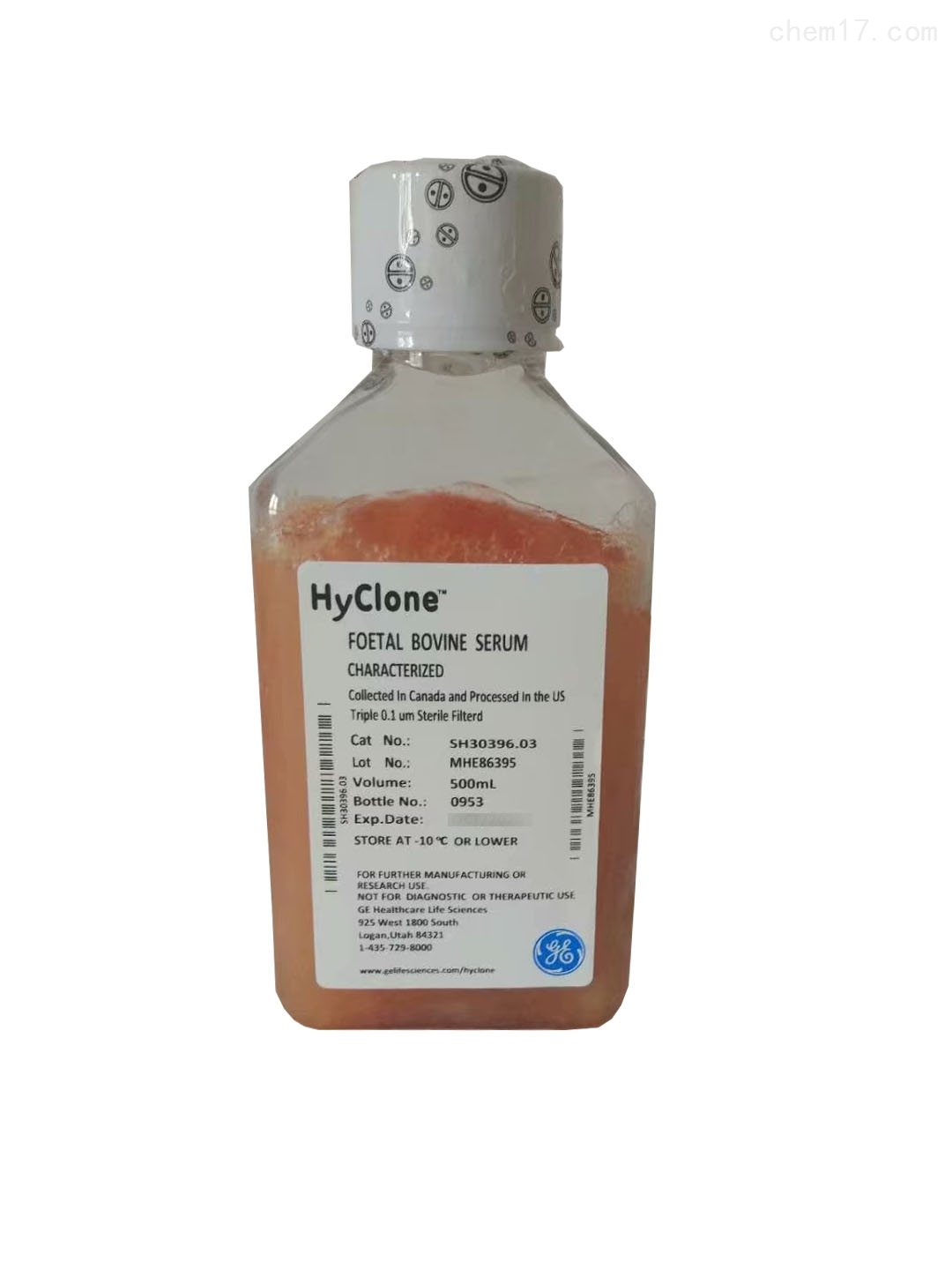 补铁型小牛血清,SH30072.03 Hyclone血清