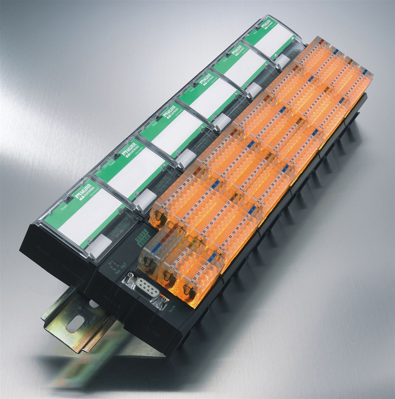 murr现场总线模块控制柜内的io模块